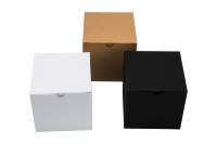 Fabricant OEM de boîtes rigides en carton kraft brun sur mesure, recyclables, avec pelliculage mat, revêtement UV et paillettes