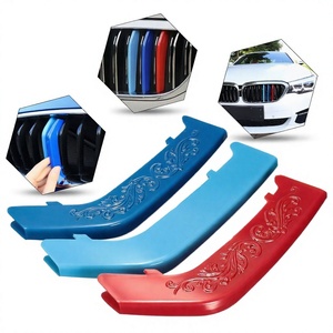 Juego de Adhesivos Decorativos para Parrilla Delantera 3D para BMW Serie 3 F30 2013 2014 2015 Estilo Deportivo - Product Image 3