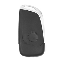 Clé de contrôle de voiture sans fil intelligente noire avec programmation de fréquence et copie de code