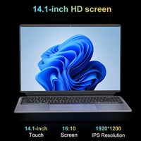 Tablet PC 2 en 1 con Pantalla Táctil IPS de 14 Pulgadas para el Hogar Inteligente, con Teclado y Ventilador de Refrigeración Integrado