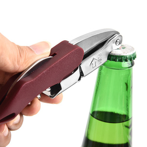 Роскошная винная Упаковка из искусственной кожи с штопоном, пробковым винтом, винный нож, элегантная подарочная коробка для штопора и штопор - Product Image 5