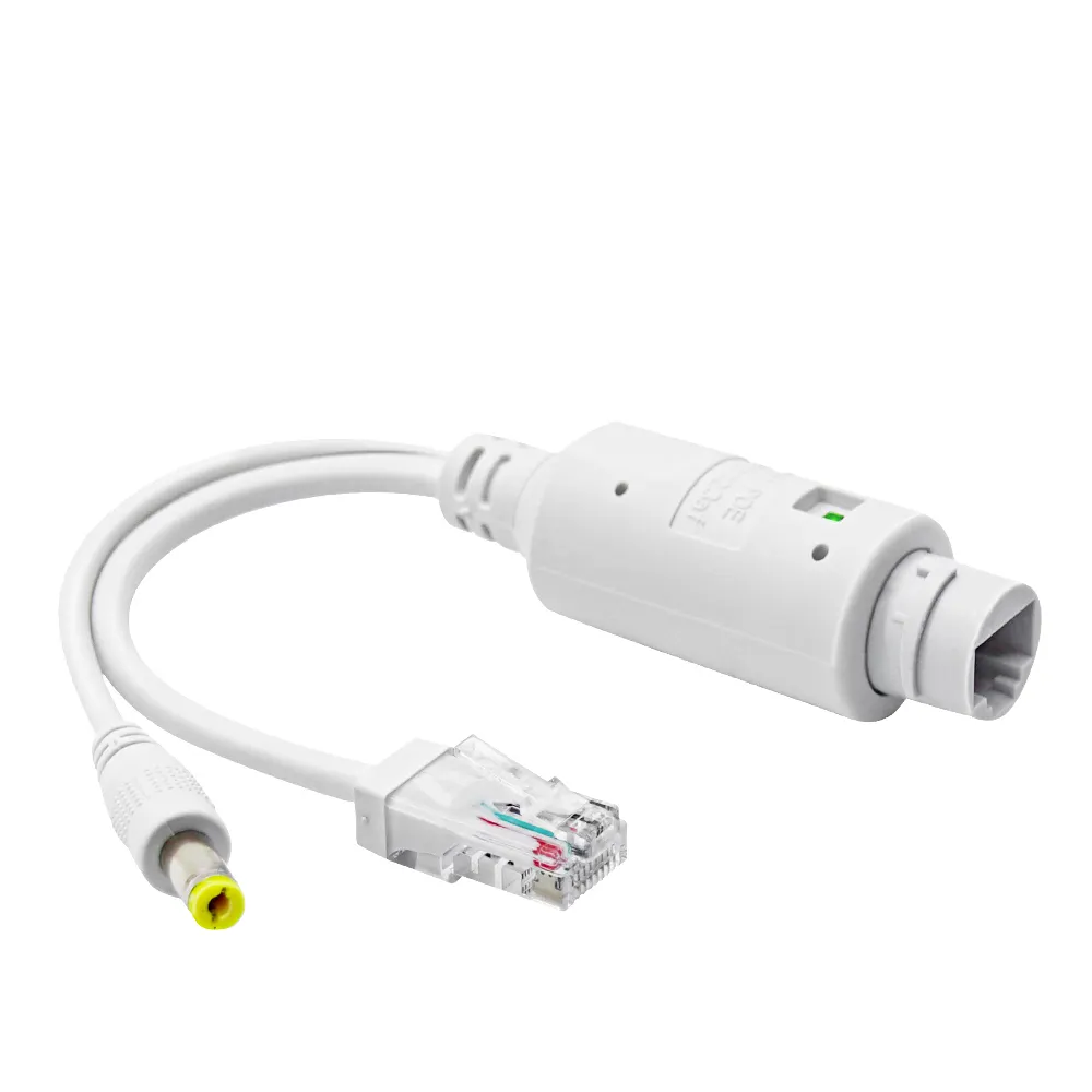 Módulo de fuente de alimentación de cable POE estándar 12V 1A Mini divisor de Poe impermeable