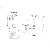 Robot collaboratif de 3 kg, 6 axes, Cobot FR3, répétabilité de ±0,02 mm pour l'automatisation de l'assemblage de précision 3C