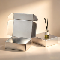 Boîte Cadeau Dorée Pliable en Carton Ondulé avec Papier Texturé Emballage Rigide Magnétique de Luxe pour Bijoux et Cosmétiques