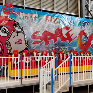 Atracciones de Feria de Diversiones: Montaña Rusa Crazy Wave, Equipos Comerciales de Atracciones de Emoción para Carnaval al Aire Libre, Modelo Miami Trip - Product Image 2
