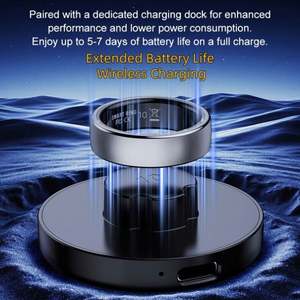 Anillo Inteligente YiQungo R20 con Control por Aplicación, Monitor de Sueño, Monitor de Frecuencia Cardíaca, Resistente al Agua 5ATM, Duración de la Batería de 5 a 10 Días, Unisex - Product Image 5