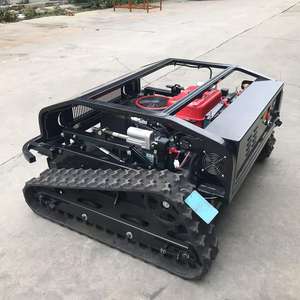 Envío Gratuito, Cortadora <span class=keywords><strong>de</strong></span> Césped Robótica INFRONT <span class=keywords><strong>de</strong></span> 800 mm <span class=keywords><strong>de</strong></span> Ancho, Robot Cortacésped Todoterreno con Control Remoto, Ensamblaje <span class=keywords><strong>de</strong></span> Cuchilla para Bulldozer <span class=keywords><strong>de</strong></span> Uso Doméstico - Product Image 6