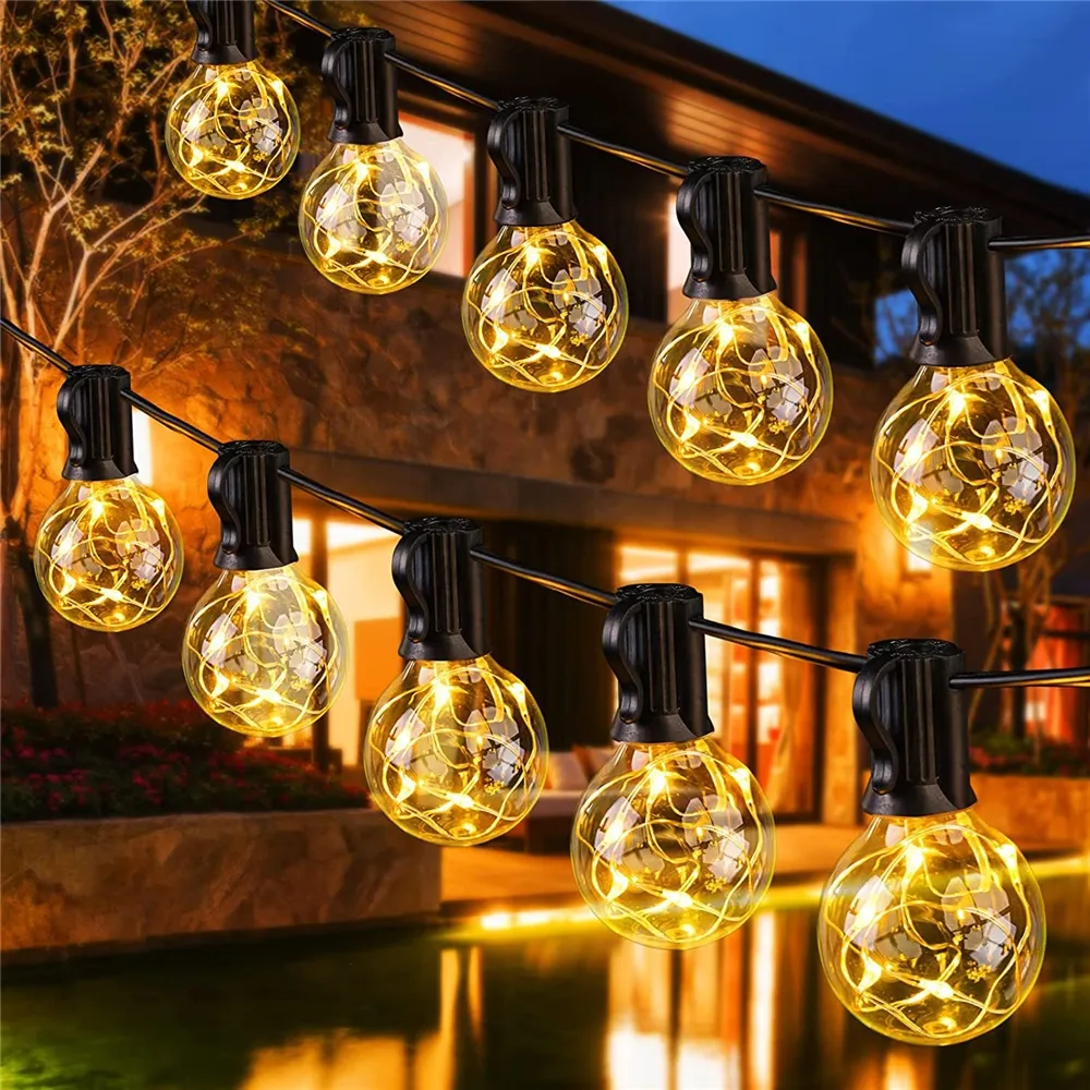 Amazon Offre Spéciale led fleurs AC Plug G40 AMPOULES lumière Extérieure décoration jardin de noël jeu de lumières de noël Éclairage