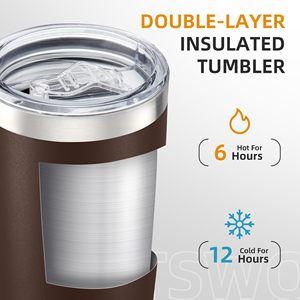Mug de voyage isotherme pour boissons chaudes et froides, idéal pour le bureau, la maison, l'extérieur, portable, anti-fuite, en acier inoxydable. - Product Image 3