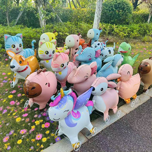Venta al por mayor: Nuevos globos 3D de animales con ruedas <span class=keywords><strong>para</strong></span> caminar, productos <span class=keywords><strong>para</strong></span> puestos de cumpleaños infantiles, mercado nocturno, Año Nuevo, Halloween, Navidad - Product Image 5