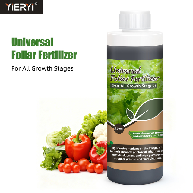 YiERYi Universal Foliar Fertilizer 250ml All-Stage Plant Growth Booster for Vegetables & Flowers