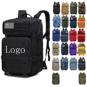 Ymlove mochila tática de 45l, mochila esportiva para trilhas, caça, acampamento, sobrevivência, viagem, atividades ao ar livre, academia