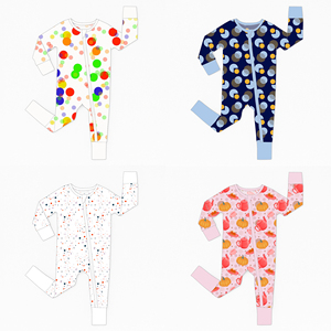 Kouzi LT028 Pigiami per Neonati in Tessuto di Bambù 95% Design Personalizzato in Diversi Colori - Product Image 4