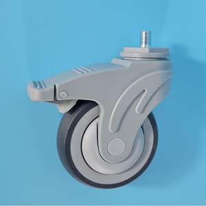 Unterstützt kundenspezifische Modelle Komplette medizinische Bett-Schraubstangen Medizinische geräuschlose Rollen 4 Zoll Universal-Bremsräder - Product Image 3