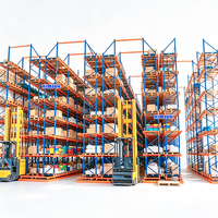 Système de rayonnage modulaire robuste pour entrepôt, étagères en acier réglables haute capacité pour centre logistique