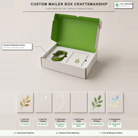 Boîtes d'emballage en carton ondulé imprimées sur mesure pour vêtements, vente en gros, boîtes cadeaux pliables, kit de boîtes d'expédition en vrac