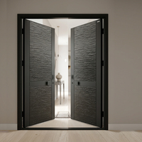 Puerta de Entrada de Lujo Posmoderna de Aleación de Aluminio para Villa, Puerta de Seguridad Blindada de Alta Gama, Puerta Frontal Antirrobo Personalizada, 5 Años de Garantía