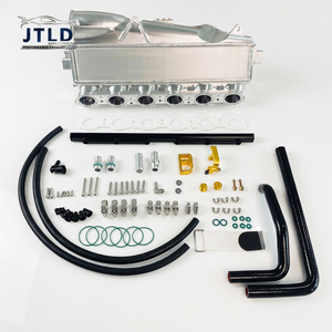 Colector de Admisión de Aire de Una Sola Vía para Motor B58TU con Enfriador de Aire de Carga y Riel de Combustible Billet para <span class=keywords><strong>BMW</strong></span> G20 M340i y Toyota Supra A90 A91 - Product Image 1