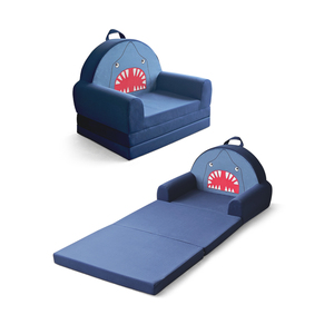 Canapé-lit pliant 2-en-1 en mousse pour bébé, <span class=keywords><strong>convertible</strong></span> en <span class=keywords><strong>fauteuil</strong></span> compressé, idéal pour jouer et lire, pour tout-petits - Product Image 1
