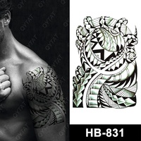 QYTAT Neue Herren-Designs Halber Arm Fake Tattoo Temporäre Tattoos