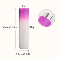 Mini vaporisateur de parfum 8 ml avec capuchon torsadé dégradé, flacon de parfum portable de voyage, atomiseur, emballage cosmétique