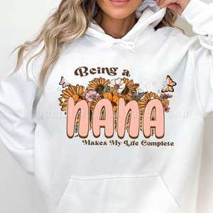 Être une maman rend ma vie complète Dtf prêt à presser Designs transferts DTF en gros pour la fête des mères - Product Image 3