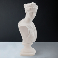 Buste en résine, statue de tête de dieu romain, sculpture commémorative artisanale, nouveau design moderne