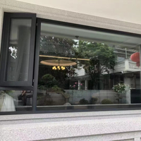 Ventana de Aluminio con Rotura de Puente Térmico Personalizada, Moderna, con Doble/Triple Vidrio, Marco Estrecho para Balcón, Certificación Energy Star