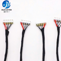Arnés de Cables con Conector Recubierto de Tela Trenzada, Funda Trenzada Resistente a la Abrasión para Cableado Interno de Equipos Electrónicos