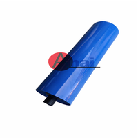 Rouleaux de convoyeur à gravité revêtus de caoutchouc, rouleaux de chargement pour bandes transporteuses, rouleaux porteurs pour bandes transporteuses