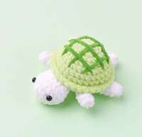 Décoration de jardin écologique faite à la main, tortue en crochet, statue tricotée pour l'extérieur, article chaud recommandé