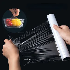 Rouleau de film transparent en pvc, plastique transparent, 50 m, usine chinoise, personnalisé