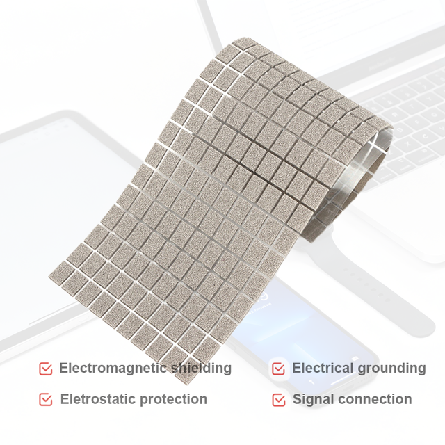 Ultra Soft Conductive Sponge Tape Easy Deformation Strong Shielding for Instruments