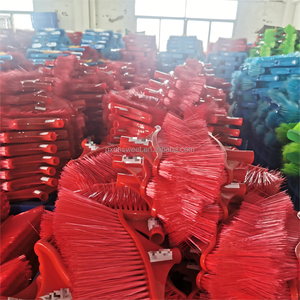 Set <span class=keywords><strong>di</strong></span> <span class=keywords><strong>scopa</strong></span> e palette a manico lungo in gomma antivento per uso domestico ristorante ufficio ospedale fabbricato spazzola in plastica - Product Image 5