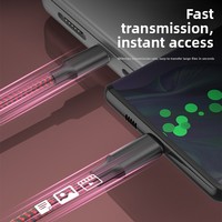 Kabel Data USB-C ke USB-C 1m 3A Fast Charging Braided (Nylon/PVC) untuk Kamera IOS & Penggunaan di Mobil-1JustLink