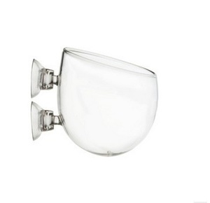 Pot de culture en verre cristal <span class=keywords><strong>pour</strong></span> plantes aquatiques, avec ventouse, fixation facile <span class=keywords><strong>pour</strong></span> aquarium et aquascape - Product Image 2