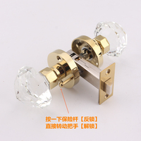 Poignée de tiroir de cuisine en acier cristallin double face solide, serrures cachées foncées, serrure de porte invisible avec finition personnalisable