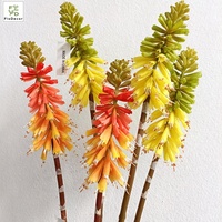 Simulation Blumen Superior 70cm künstliche Fackel Lily Seide Blumen Outdoor Dekoration Blume Meer Landschafts bau