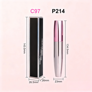 Personalice su etiqueta de marca de alta calidad 4D Black Eye Black Máscara de pestañas resistente al agua de acción larga Líquido de crecimiento con cabezal de cepillo grande - Product Image 6