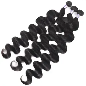 2021 Cuticles Aligned 100% Unprocessed virgin human hair bundles with closure, virgin Brazilian Human hair extensions for woman