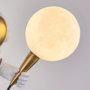 Nordic LED personalità astronauta luna camera dei bambini lampada da parete cucina sala da pranzo camera studio balcone corridoio lampada spaziale - Product Image 6
