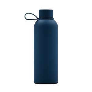 Bouteilles d'eau en acier inoxydable isolées de luxe sans BPA avec poignée colorée Surface de peinture en caoutchouc souple 350ml 500ml 750ml <span class=keywords><strong>1L</strong></span> - Product Image 6