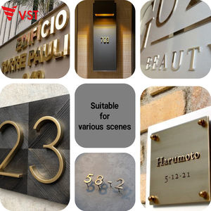 VST Китай, лазерная резка металла, алфавит, логотип, 3D Diy, декоративные маленькие металлические настенные буквы для рукоделия - Product Image 4