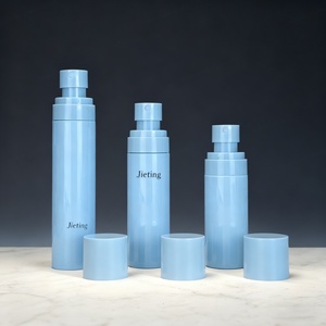 Spot 60ml 80ml 100ml 120ml PET Blue <b>Empty</b> Plastic Cosmetic Skin Care Facial Perfume Water Skin Care Essence <b>Spray</b> Pump <b>Bottle</b> - Product Image 1