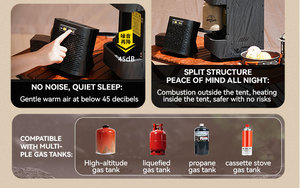 <span class=keywords><strong>Chauffage</strong></span> au gaz propane GPL portable et rechargeable <span class=keywords><strong>pour</strong></span> camping en <span class=keywords><strong>tente</strong></span>, véhicule et camping-car - Product Image 5