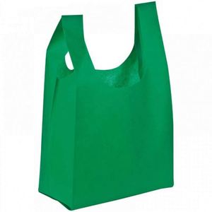 Wholesale Eco-friendly Cartoon Pattern Non-woven Handled Vest Shopping Bag - Product Image 1