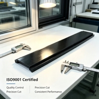Tira de Rotura Térmica de 28mm, Nylon PA66 para Perfil de Aluminio, Aislamiento Térmico para Muro Cortina, Barra Aislante para Marco de Ventana
