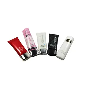 Customized 50ml oval cream packaging tube with oval screw cap
