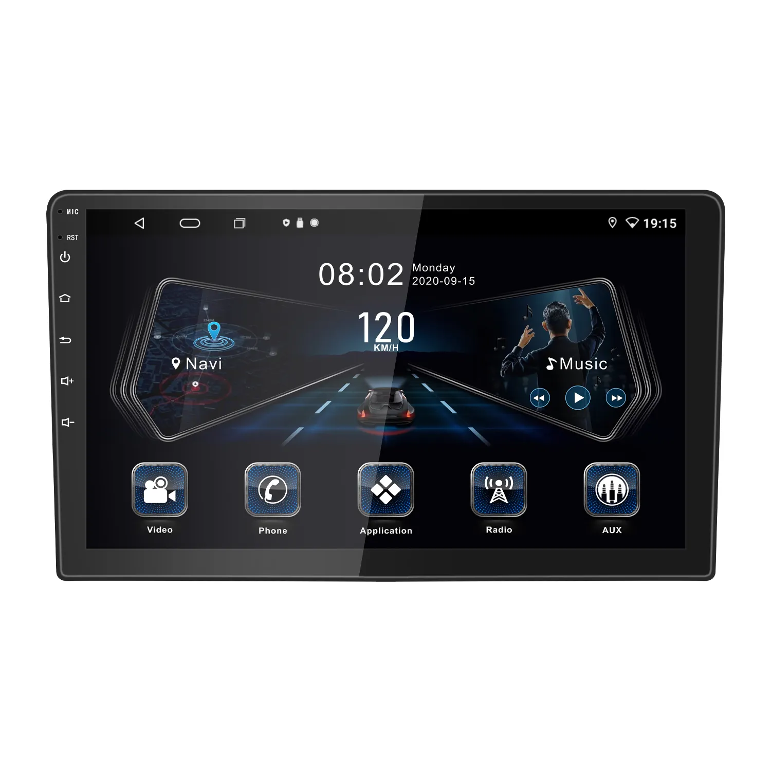 10 inch android car stereo universal touch screen music system for car radio 9 pulgadas double din t3 android player