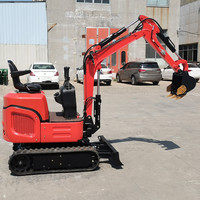 LIVRAISON GRATUITE Mini pelleteuse CE/EPA/EURO 5 Chine Vente en gros Mini pelleteuses compactes marteau 1.2 tonnes prix à vendre